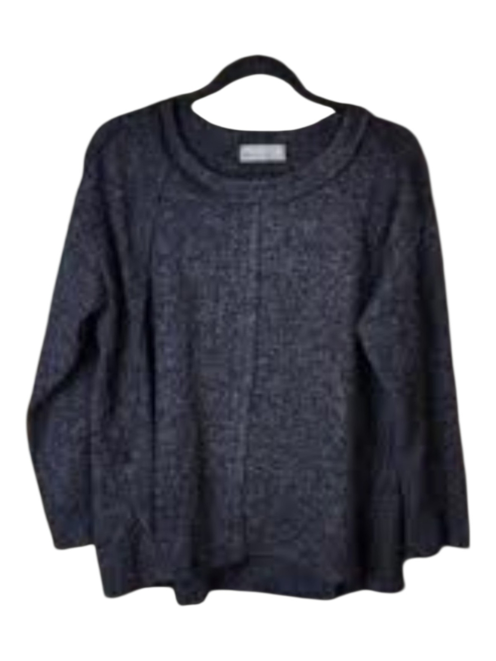 Zenana Brushed Hacci Pullover Black